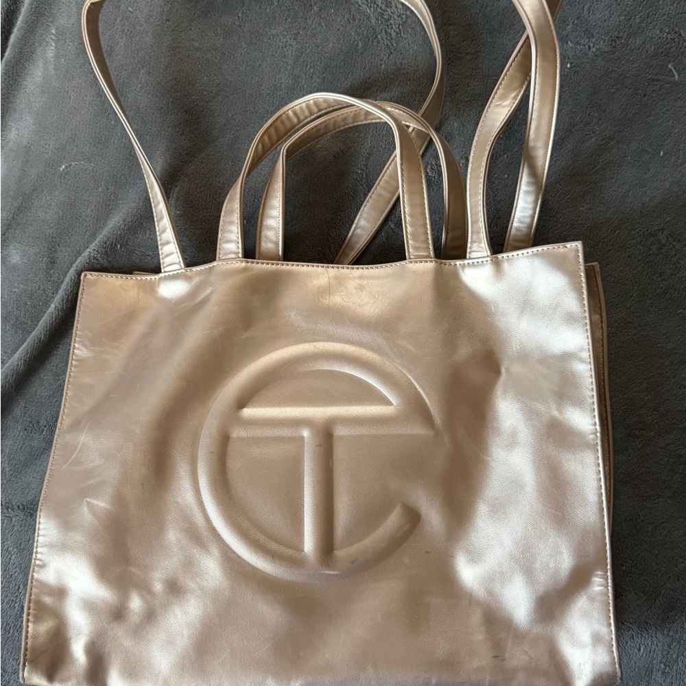 Telfar Women's gold  Tote Bag